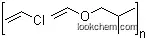 Molecular Structure of 25154-85-2 (Propane, 1-(ethenyloxy)-2-methyl-, polymer with chloroethene)
